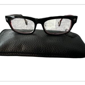 Chrome Hearts Black and Red Glasses